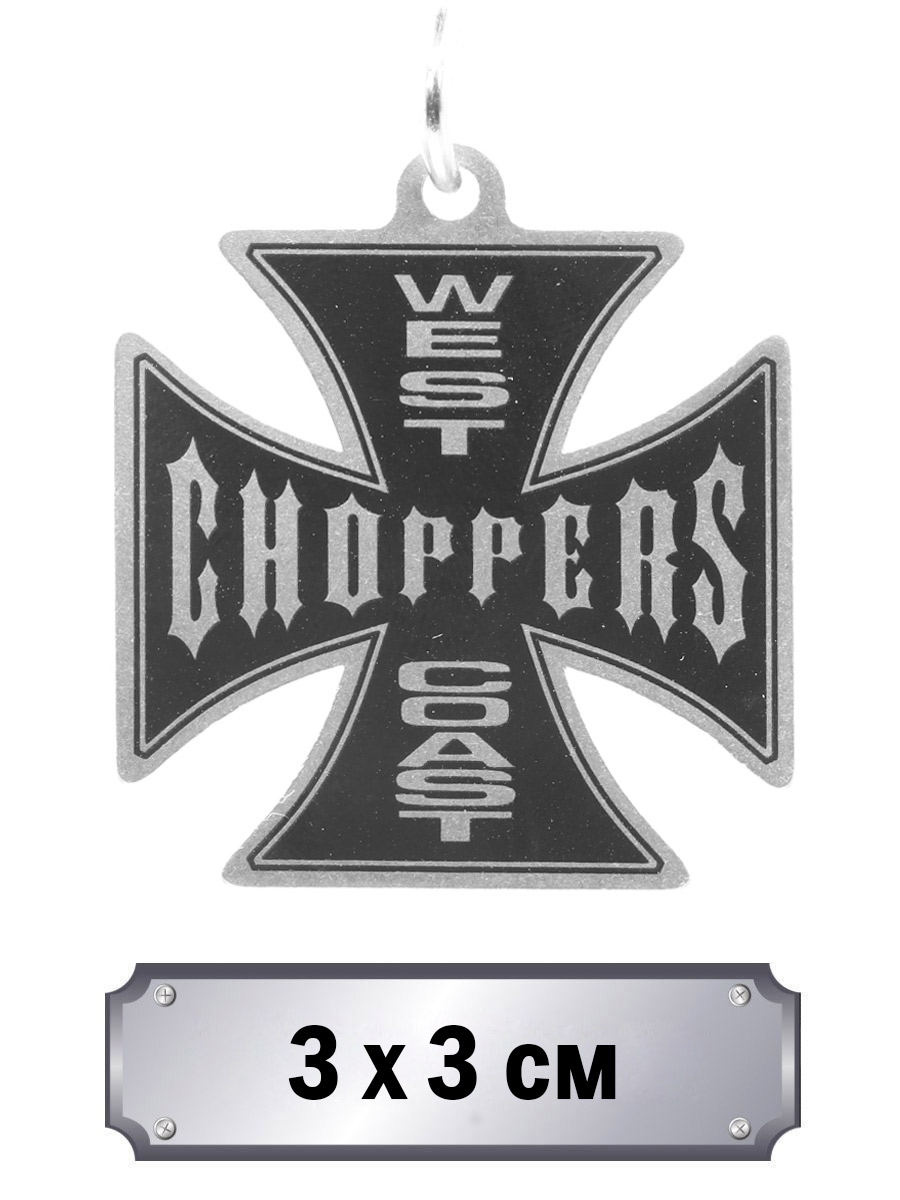 Кулон West Coast Choppers - фото 1 - rockbunker.ru