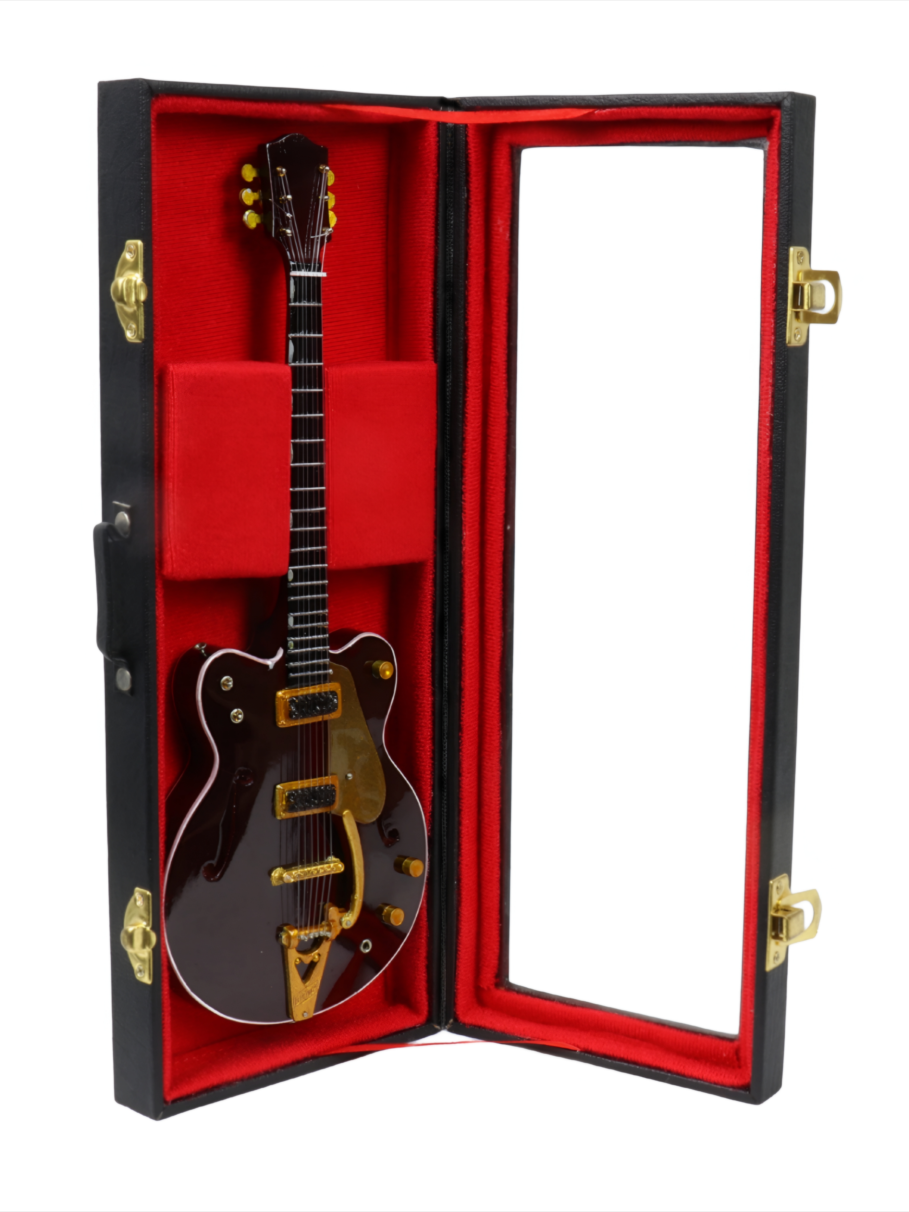 Сувенирная копия гитары в кейсе The Beatles - фото 1 - rockbunker.ru