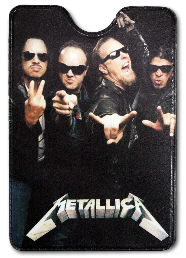 Обложка для проездного RockMerch Metallica - фото 1 - rockbunker.ru