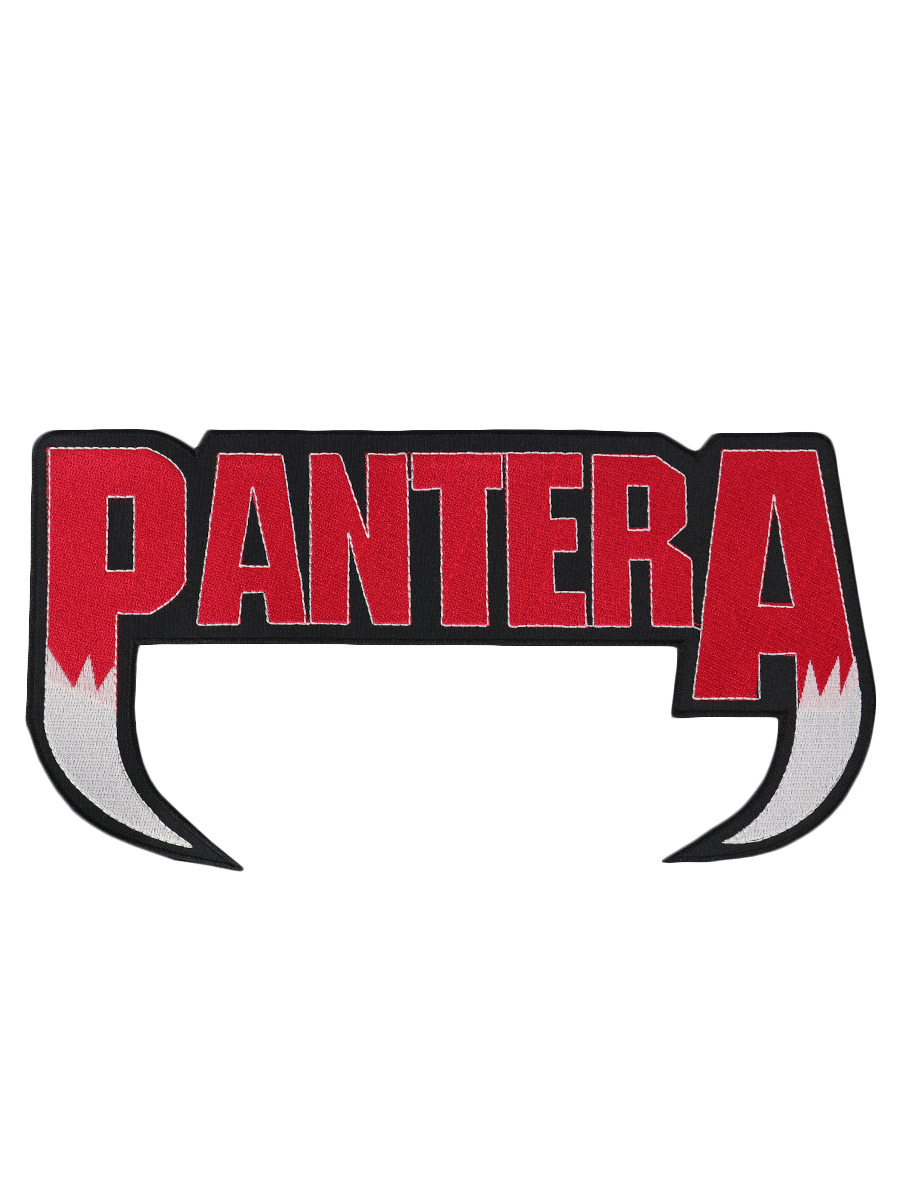 Термонашивка на спину Pantera красная - фото 1 - rockbunker.ru