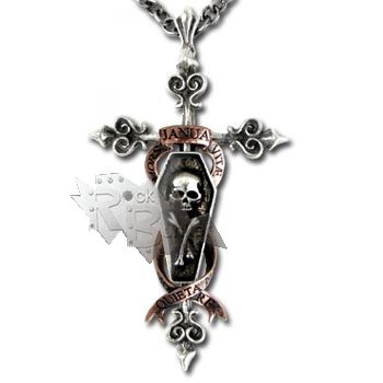 Кулон Alchemy Gothic P498 Gateway To Eternity Cross - фото 1 - rockbunker.ru