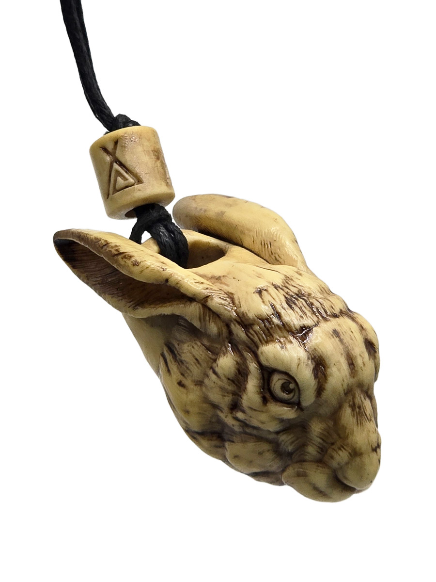 Кулон Голова Кролика - фото 1 - rockbunker.ru