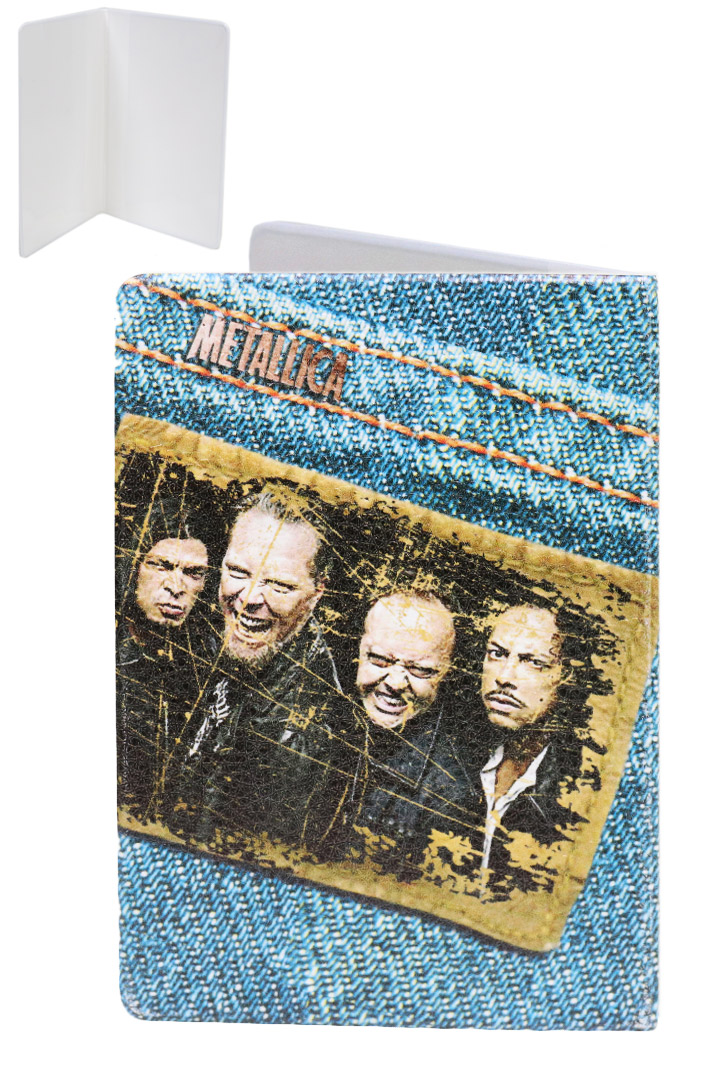 Обложка на паспорт RockMerch Metallica - фото 2 - rockbunker.ru