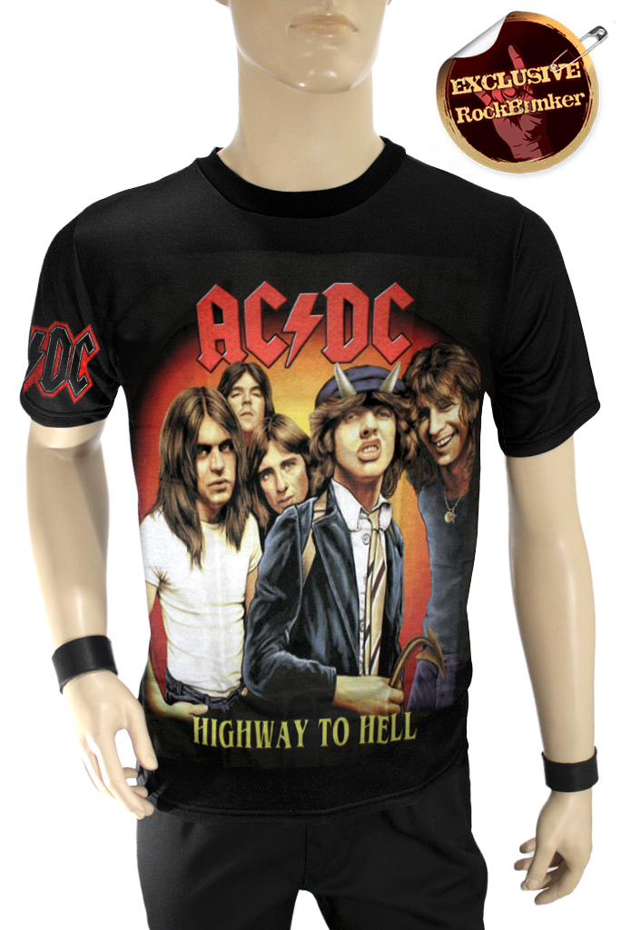 Футболка RockBunker AC DC Highway to Hell - фото 1 - rockbunker.ru