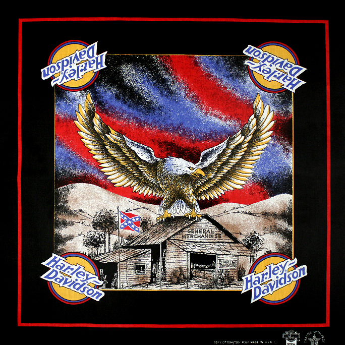 Бандана Harley-Davidson с орлом - фото 1 - rockbunker.ru