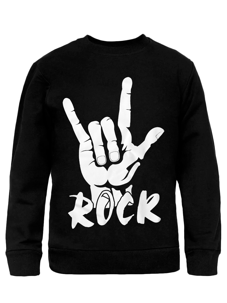 Свитшот RockMerch Rock мужской - фото 1 - rockbunker.ru