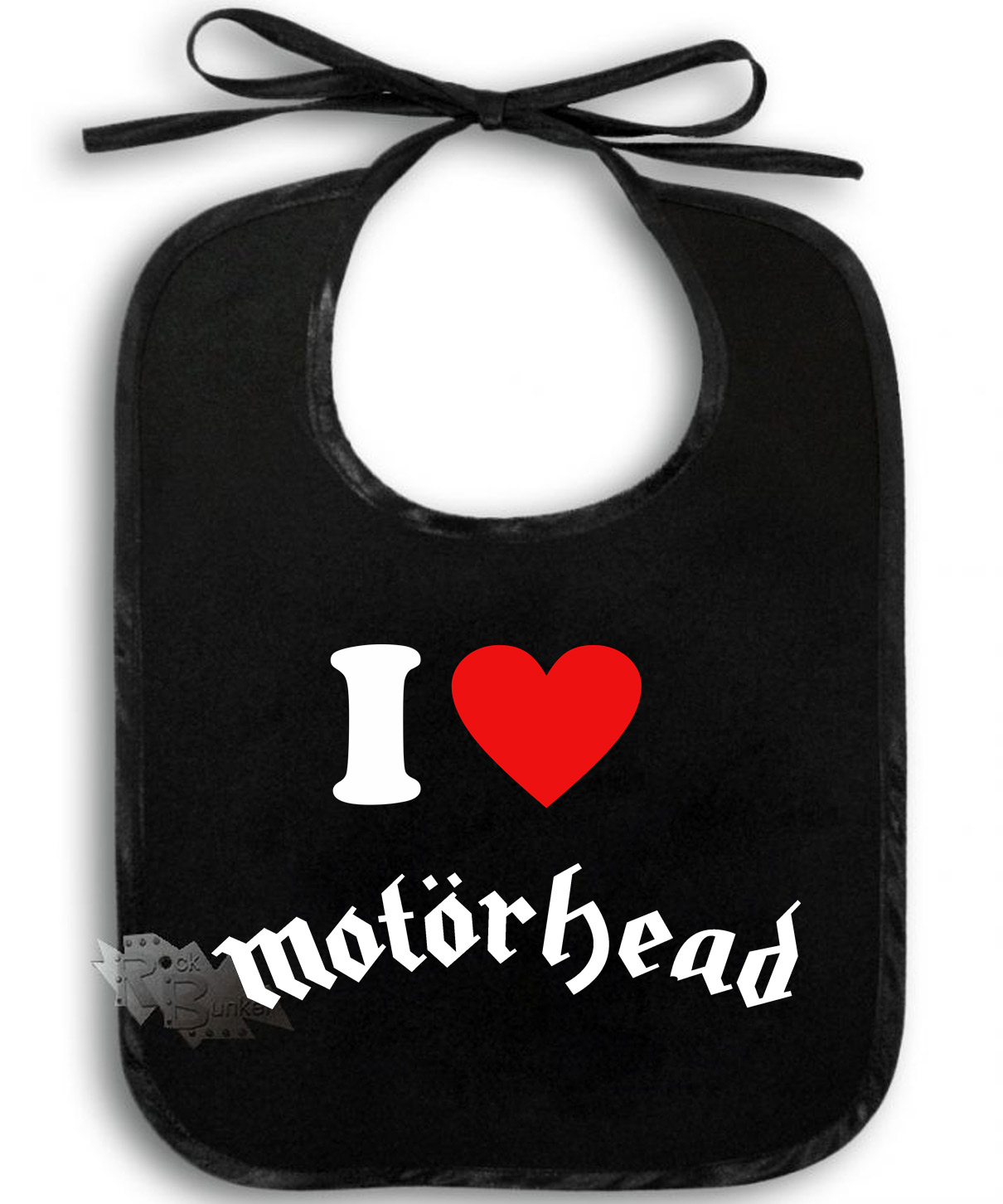 Слюнявчик I Love Motorhead - фото 1 - rockbunker.ru