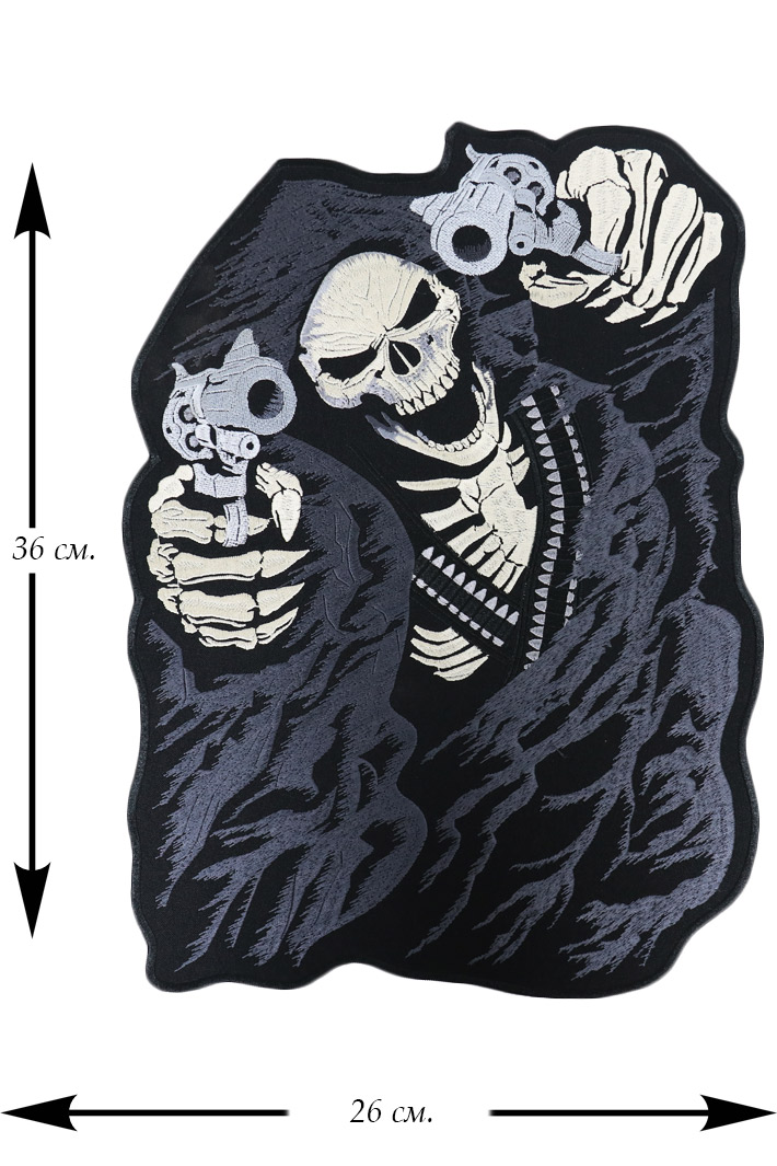 Нашивка с вышивкой Five Finger Death Punch - фото 1 - rockbunker.ru