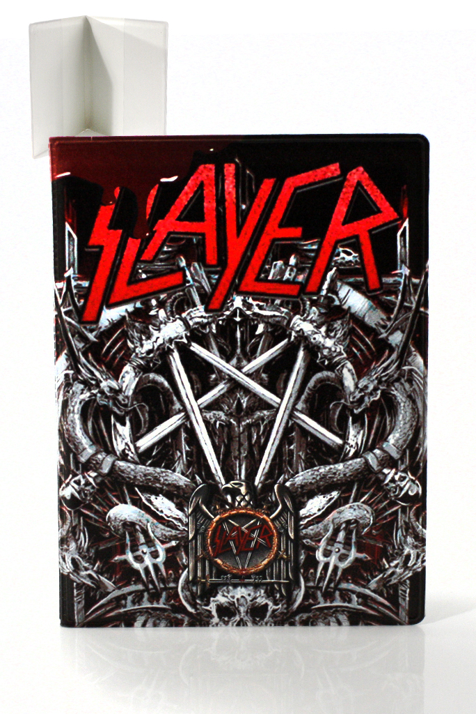 Обложка на паспорт RockMerch Slayer - фото 1 - rockbunker.ru