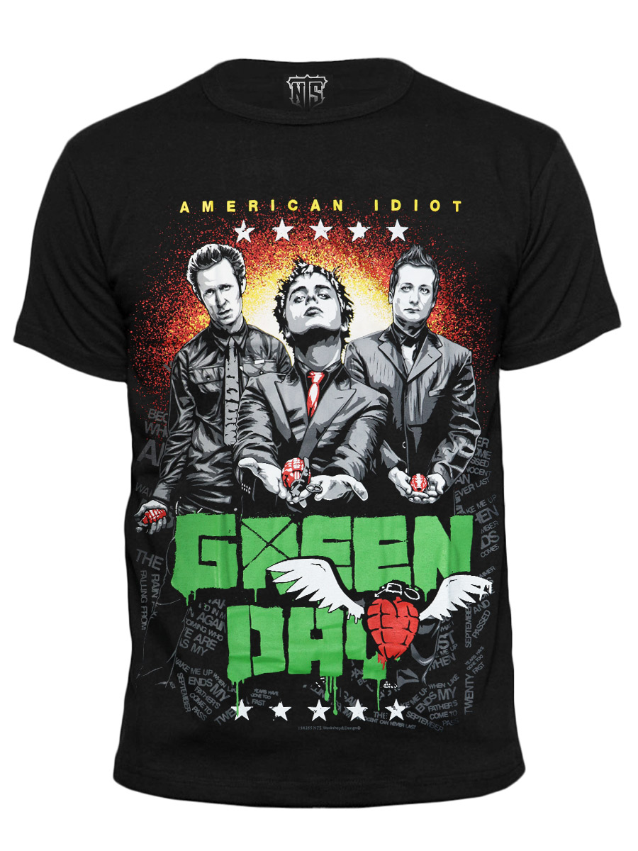 Футболка New Type System Green Day - фото 1 - rockbunker.ru