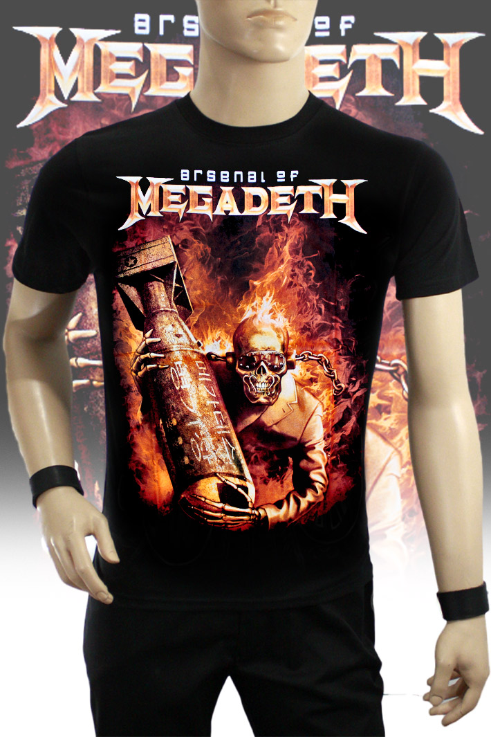 Футболка Hot Rock Megadeth Arsenal of Megadeth - фото 1 - rockbunker.ru