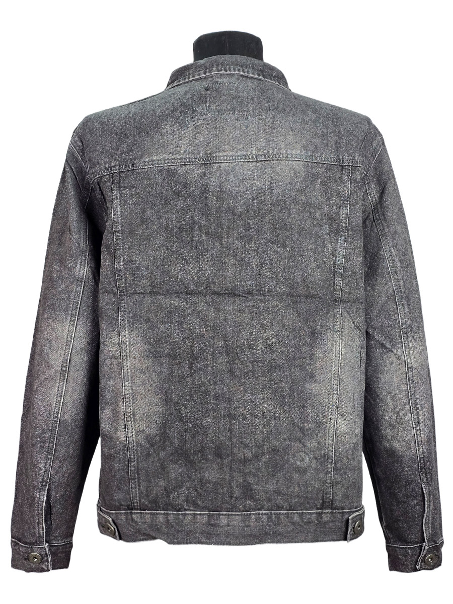 Куртка Джинсовая Серая - фото 2 - rockbunker.ru