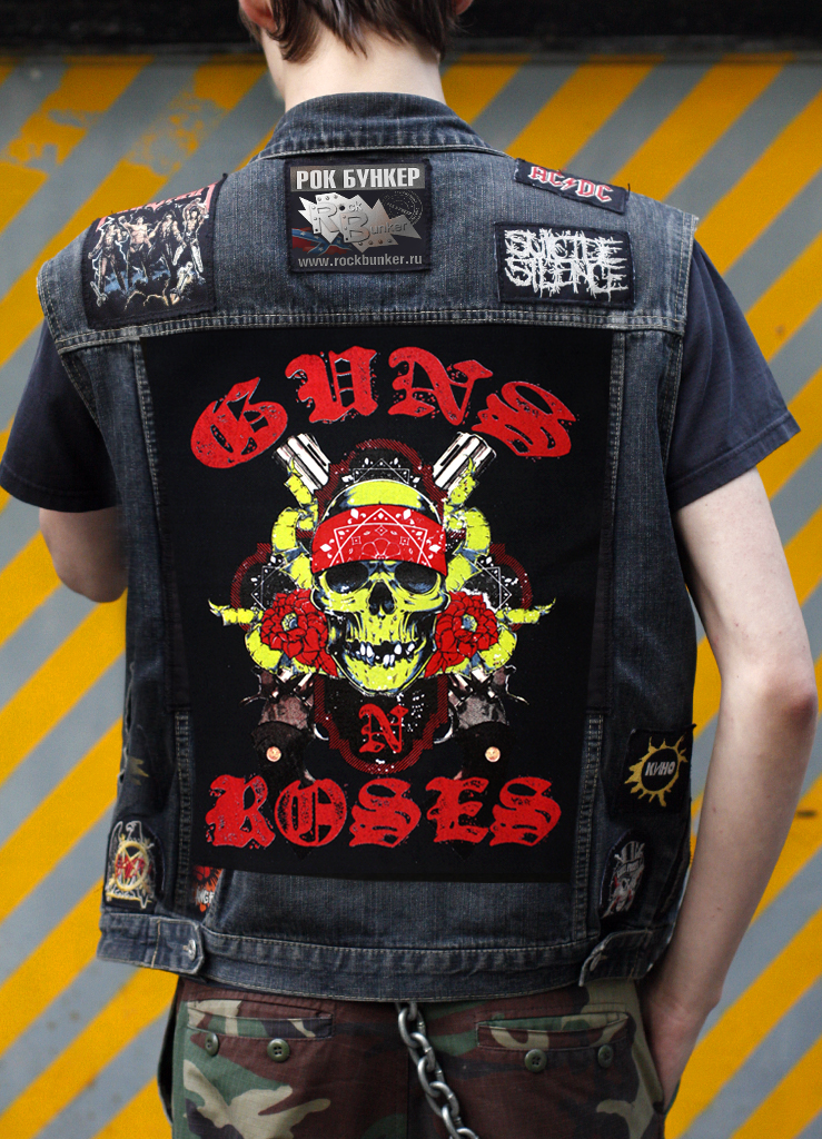 Нашивка Guns n Roses - фото 1 - rockbunker.ru