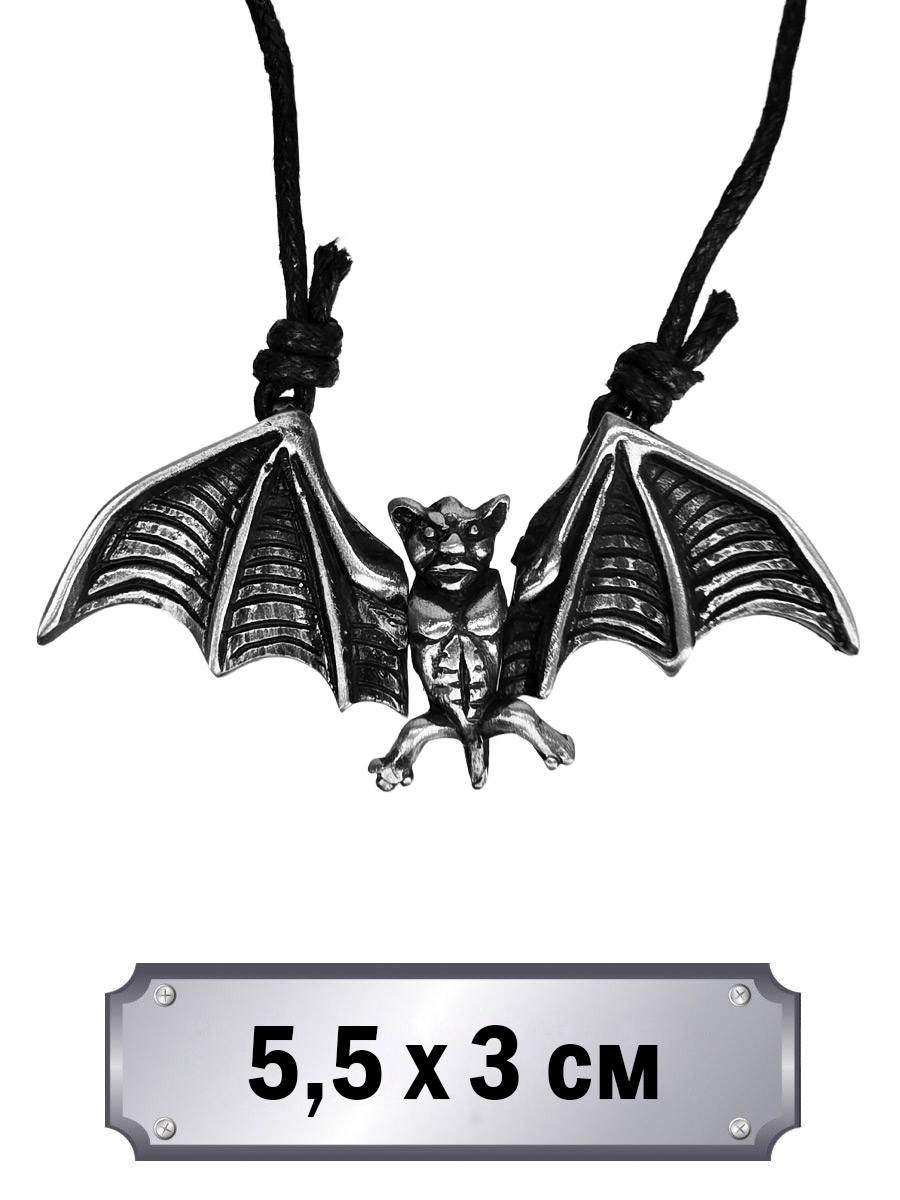 Кулон-амулет Летучая Мышь - фото 1 - rockbunker.ru