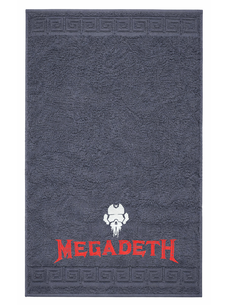 Полотенце Rock Merch Большое Megadeth - фото 1 - rockbunker.ru