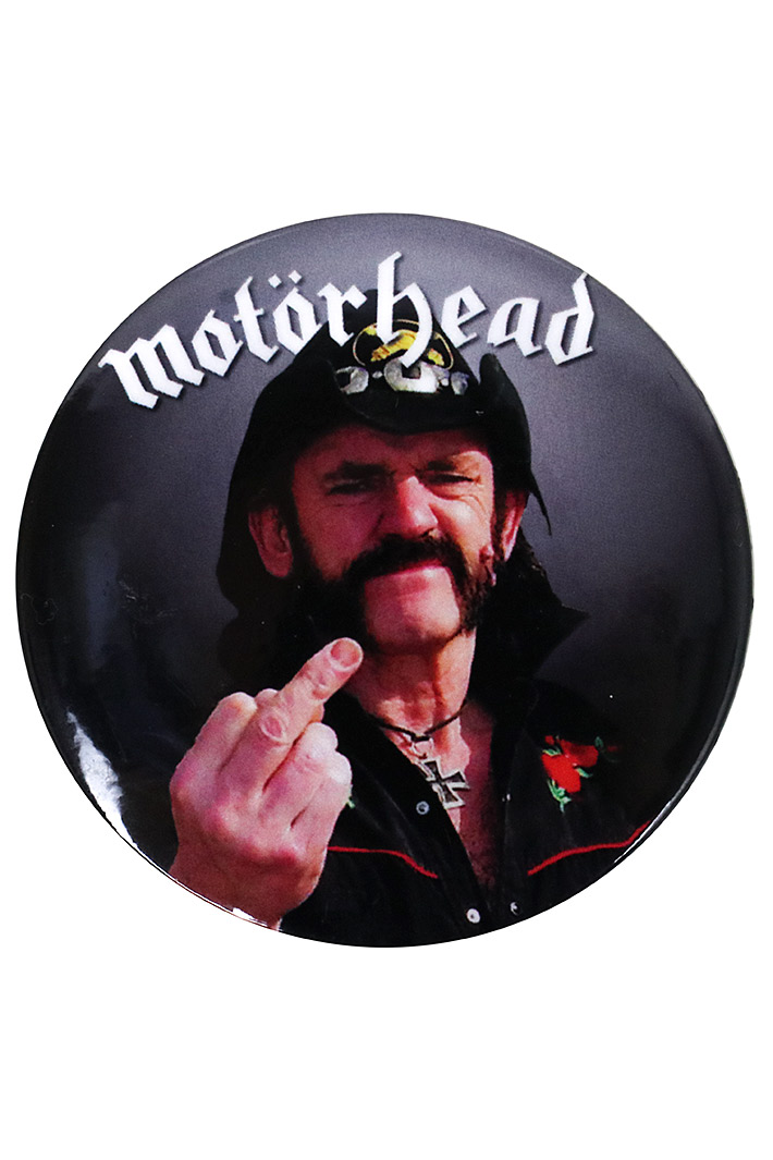 Значок RockMerch Motorhead Lemmy Kilmister - фото 1 - rockbunker.ru