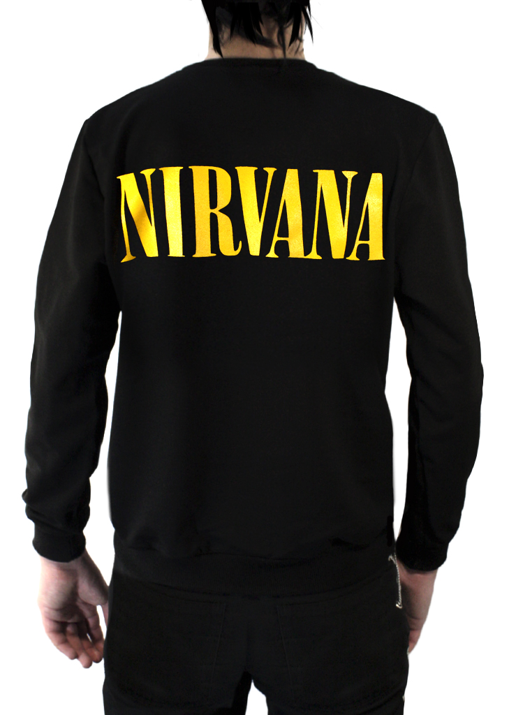 Свитшот RockMerch Nirvana мужской - фото 3 - rockbunker.ru