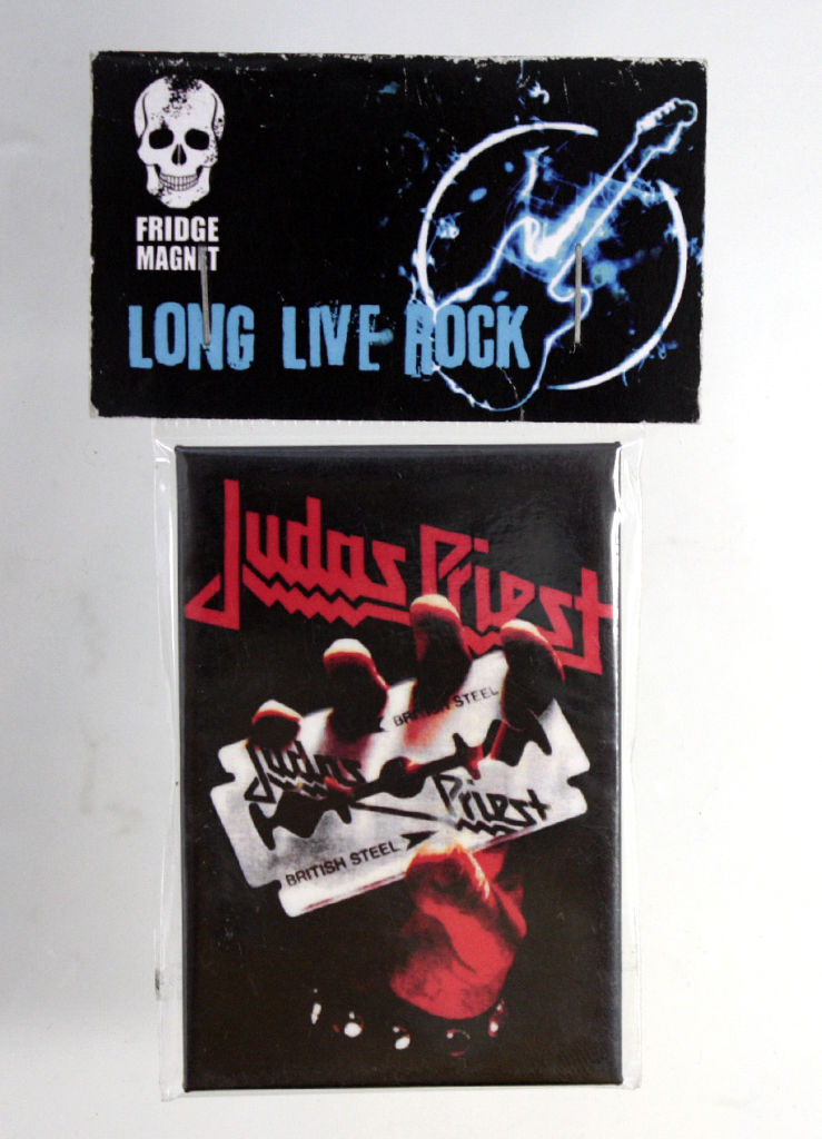 Магнит RockMerch Judas Priest British Steel - фото 2 - rockbunker.ru