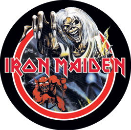 Кожаная нашивка Iron Maiden - фото 1 - rockbunker.ru