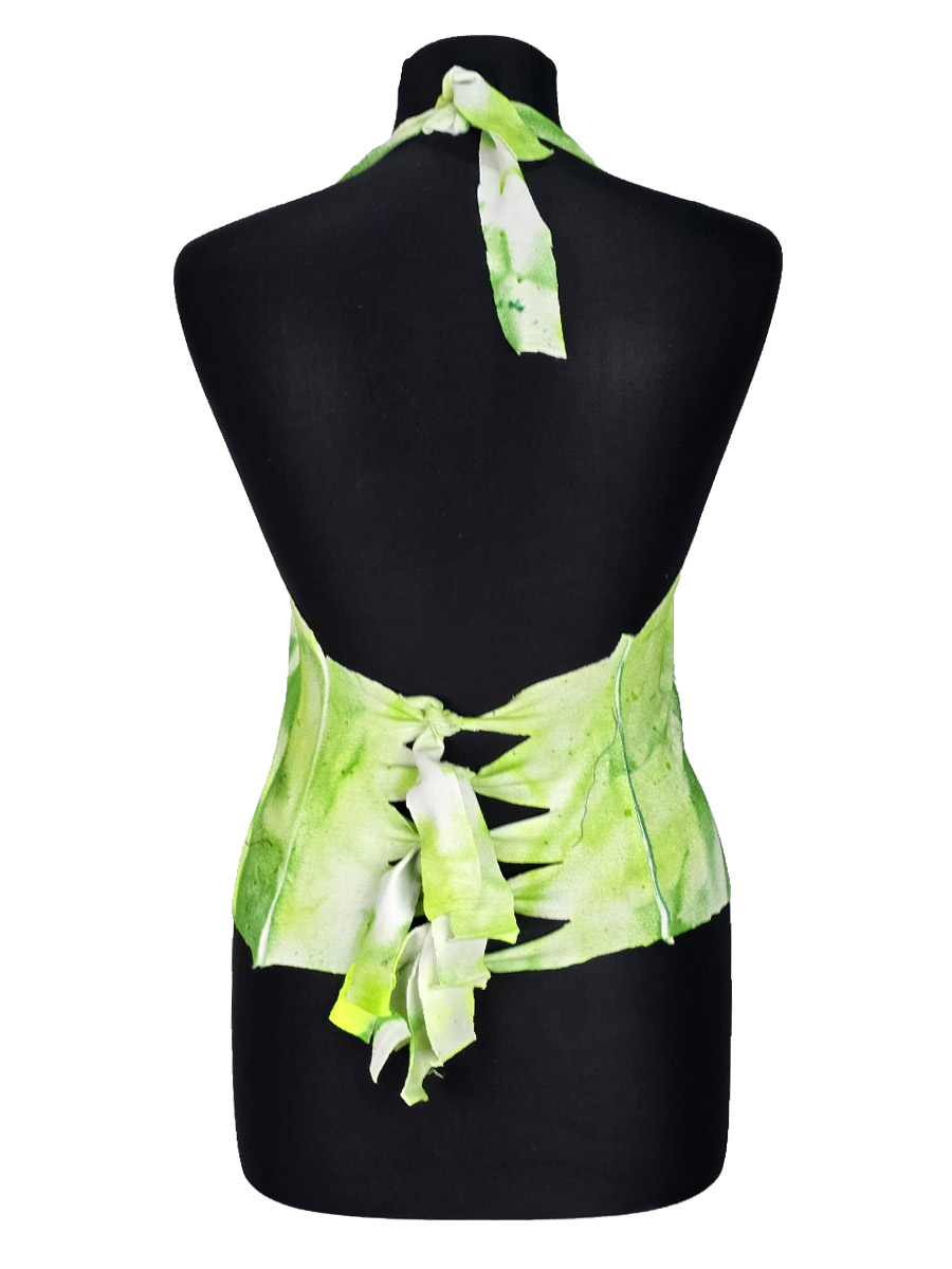 Майка кастомная Green Acid - фото 2 - rockbunker.ru