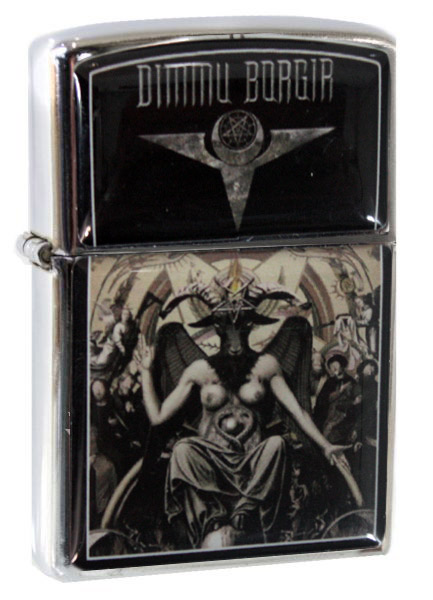 Зажигалка RockMerch Dimmu Borgir - фото 1 - rockbunker.ru