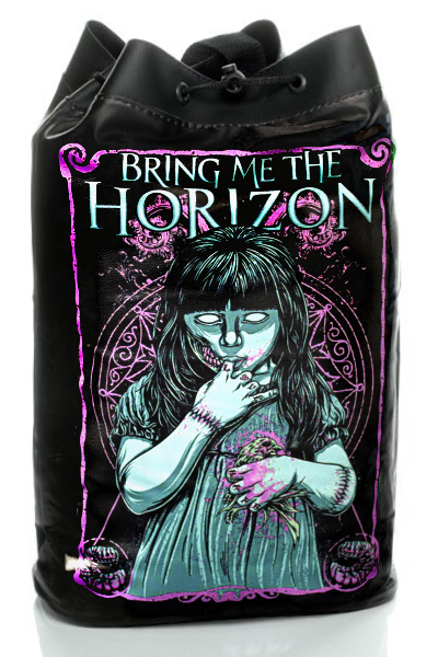 Торба Bring me the Horizon из кожзаменителя - фото 1 - rockbunker.ru