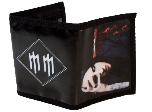 Кошелек Marilyn Manson из кожзаменителя - фото 2 - rockbunker.ru