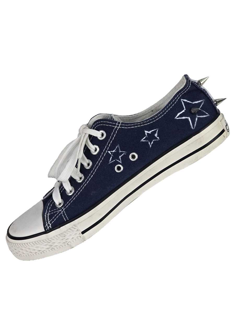 Кеды кастомные Eyes - фото 3 - rockbunker.ru