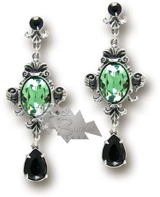 Серьги Alchemy Gothic E273 Queen of the Night - фото 1 - rockbunker.ru