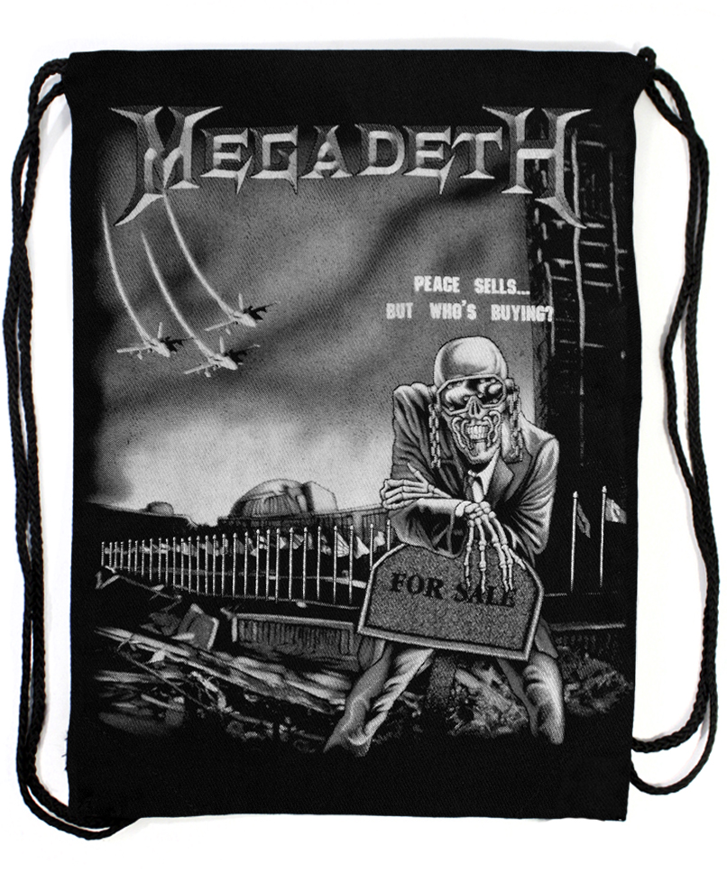 Мешок заплечный Megadeth - фото 2 - rockbunker.ru