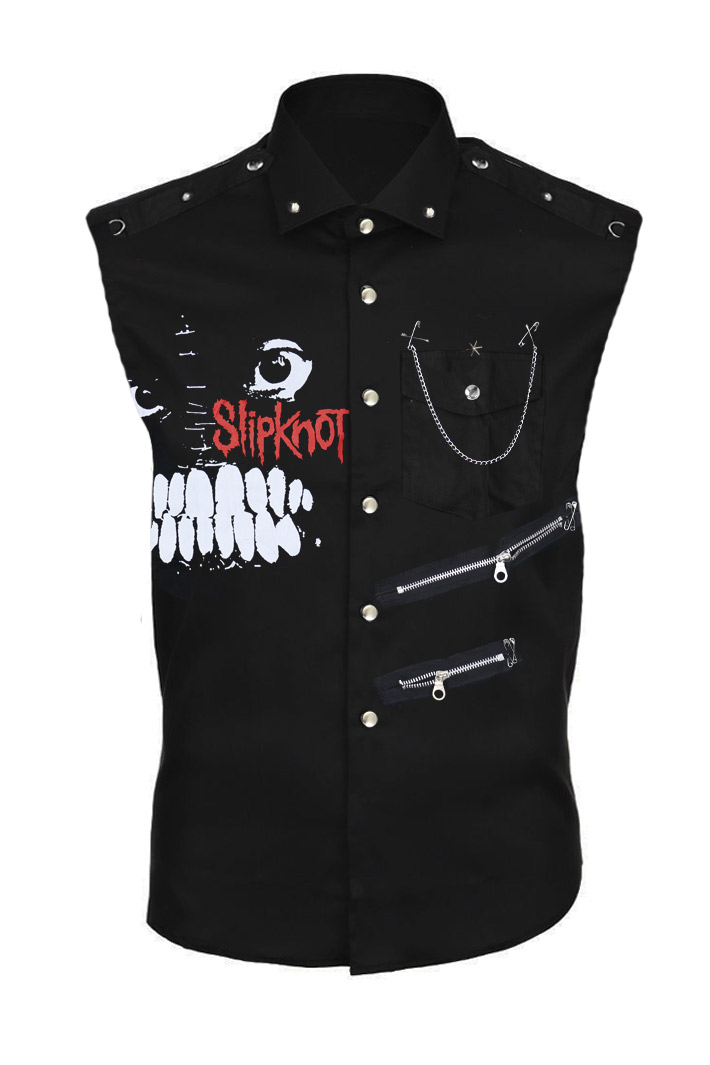 Рубашка Slipknot без рукавов - фото 1 - rockbunker.ru