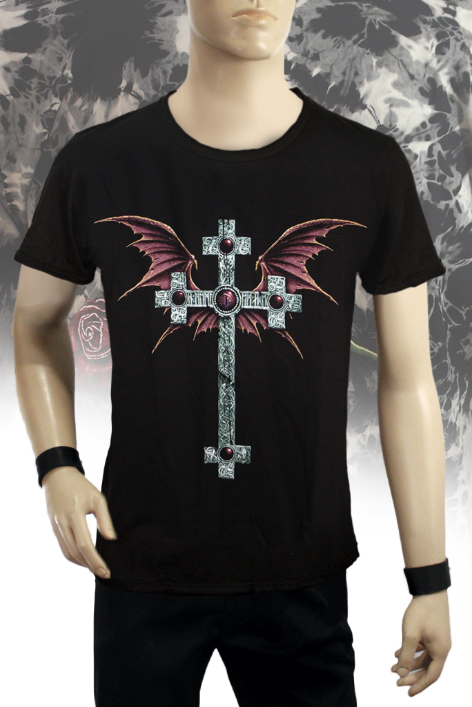 Футболка Alchemy Gothic BTF468 Georges Cross - фото 1 - rockbunker.ru