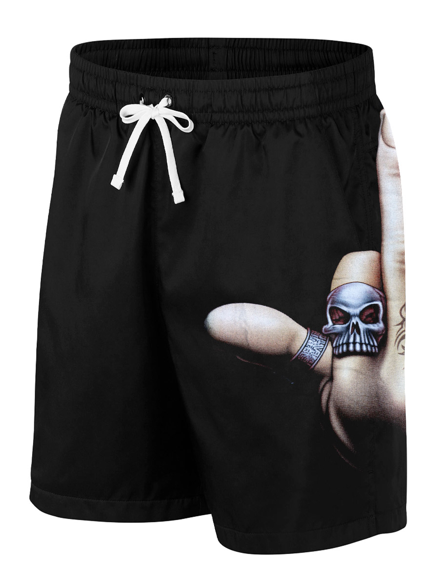 Шорты Fuck - фото 1 - rockbunker.ru