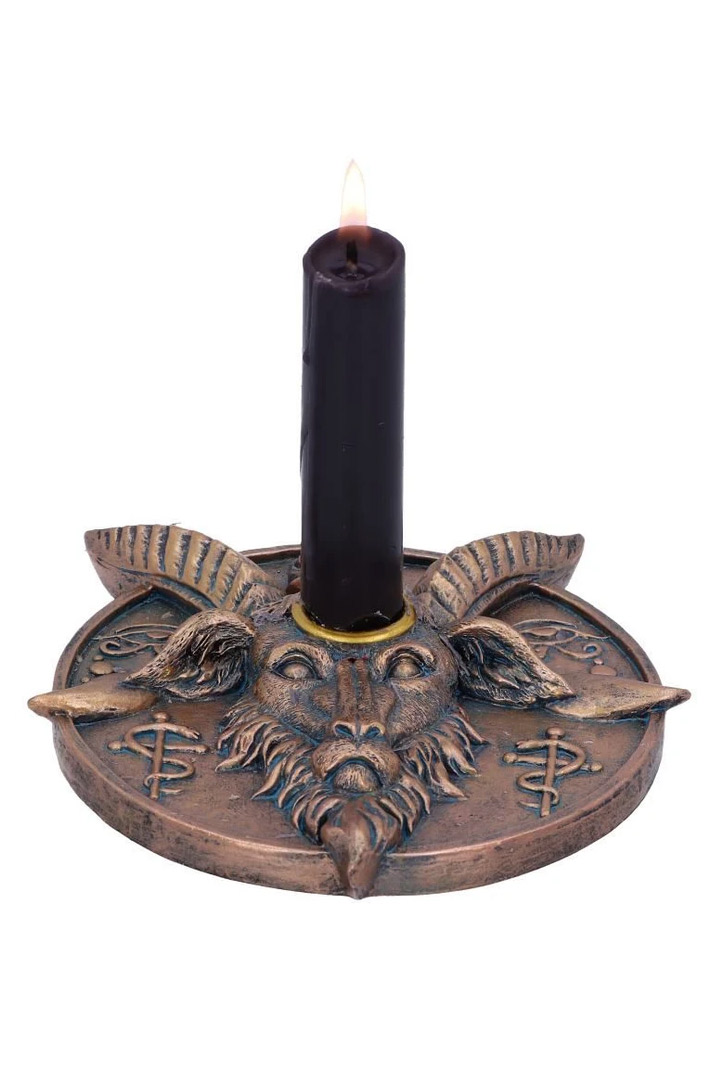 Baphomet's Prayer Incense and Candle Holder - фото 1 - rockbunker.ru