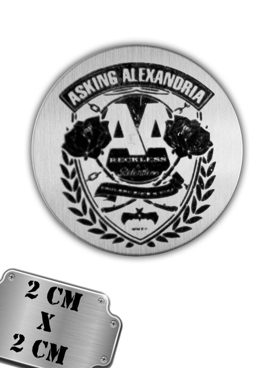 Значок-пин Asking Alexandria - фото 1 - rockbunker.ru