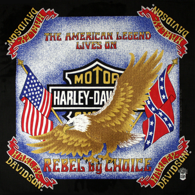 Бандана Harley-Davidson The American Legend с орлом - фото 1 - rockbunker.ru