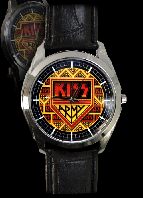 Часы RockMerch Kiss Army наручные - фото 1 - rockbunker.ru
