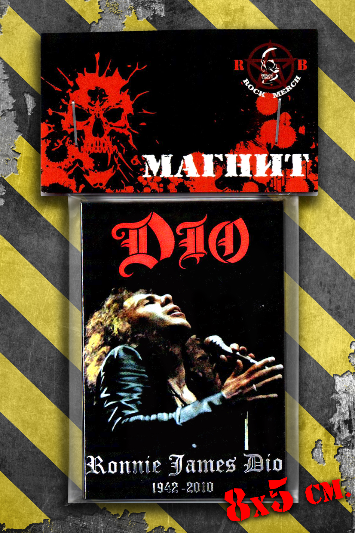Магнит RockMerch Dio Ronnie James Dio - фото 1 - rockbunker.ru