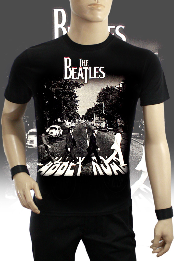 Футболка Hot Rock The Beatles Abbey Road - фото 1 - rockbunker.ru