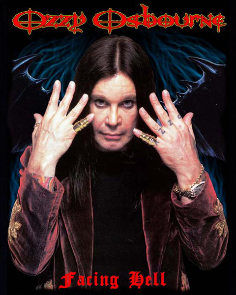 Нашивка Ozzy Osbourne Facing Hell - фото 1 - rockbunker.ru