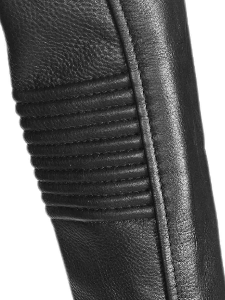 Косуха женская кожаная RockMerch KRM044B - фото 6 - rockbunker.ru