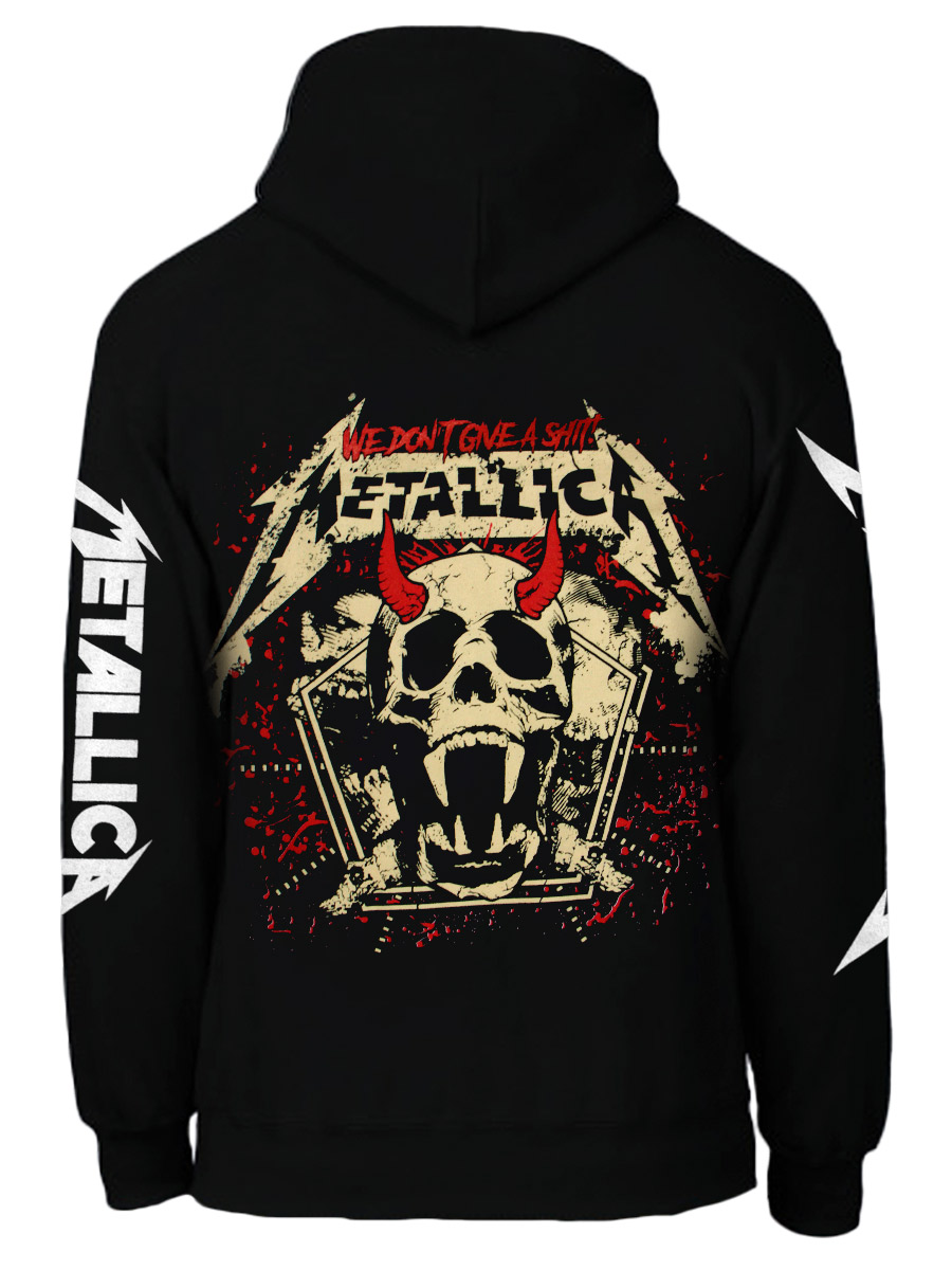 Толстовка RockMerch Metallica - фото 2 - rockbunker.ru