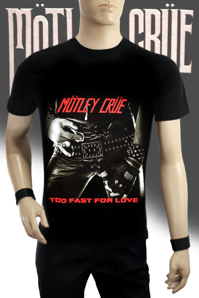 Футболка Hot Rock Motley Crue Too fast for love - фото 1 - rockbunker.ru