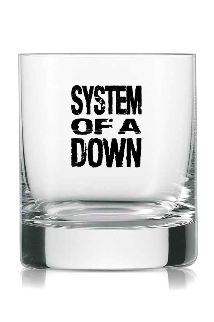 Стакан для виски Rock Merch System Of A Down - фото 1 - rockbunker.ru