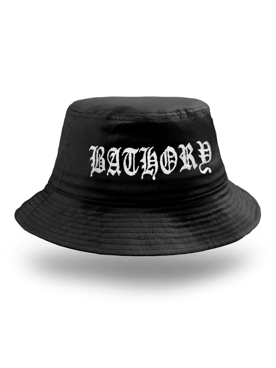 Панама Bathory черная - фото 1 - rockbunker.ru