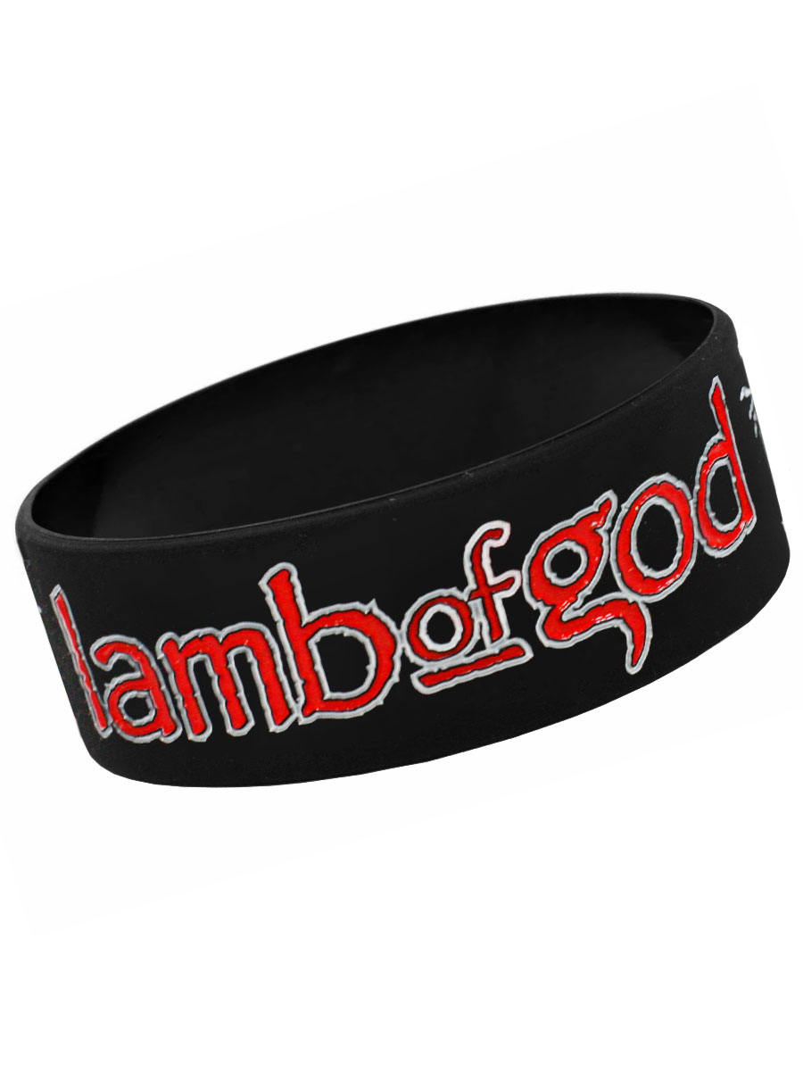 Браслет силиконовый Lamb Of God - фото 1 - rockbunker.ru
