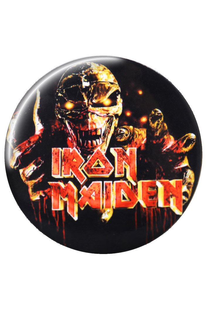 Значок RockMerch Iron Maiden The real live one - фото 1 - rockbunker.ru