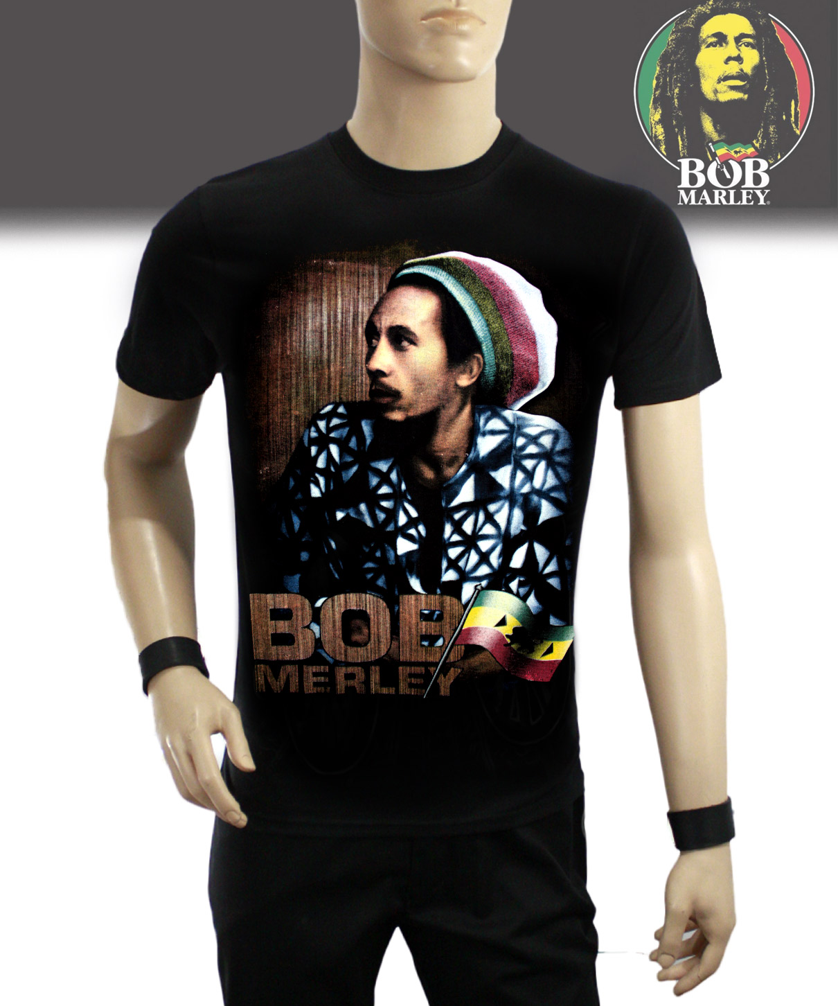 Футболка Rock Eagle Bob Marley - фото 1 - rockbunker.ru