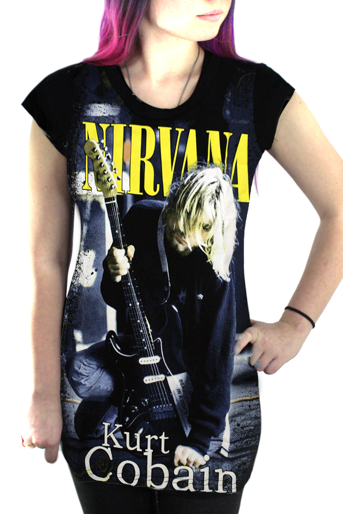 Туника Nirvana Kurt Cobain - фото 1 - rockbunker.ru