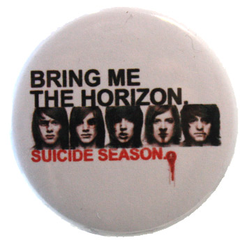 Значок Bring me the Horizon Suicide season - фото 1 - rockbunker.ru